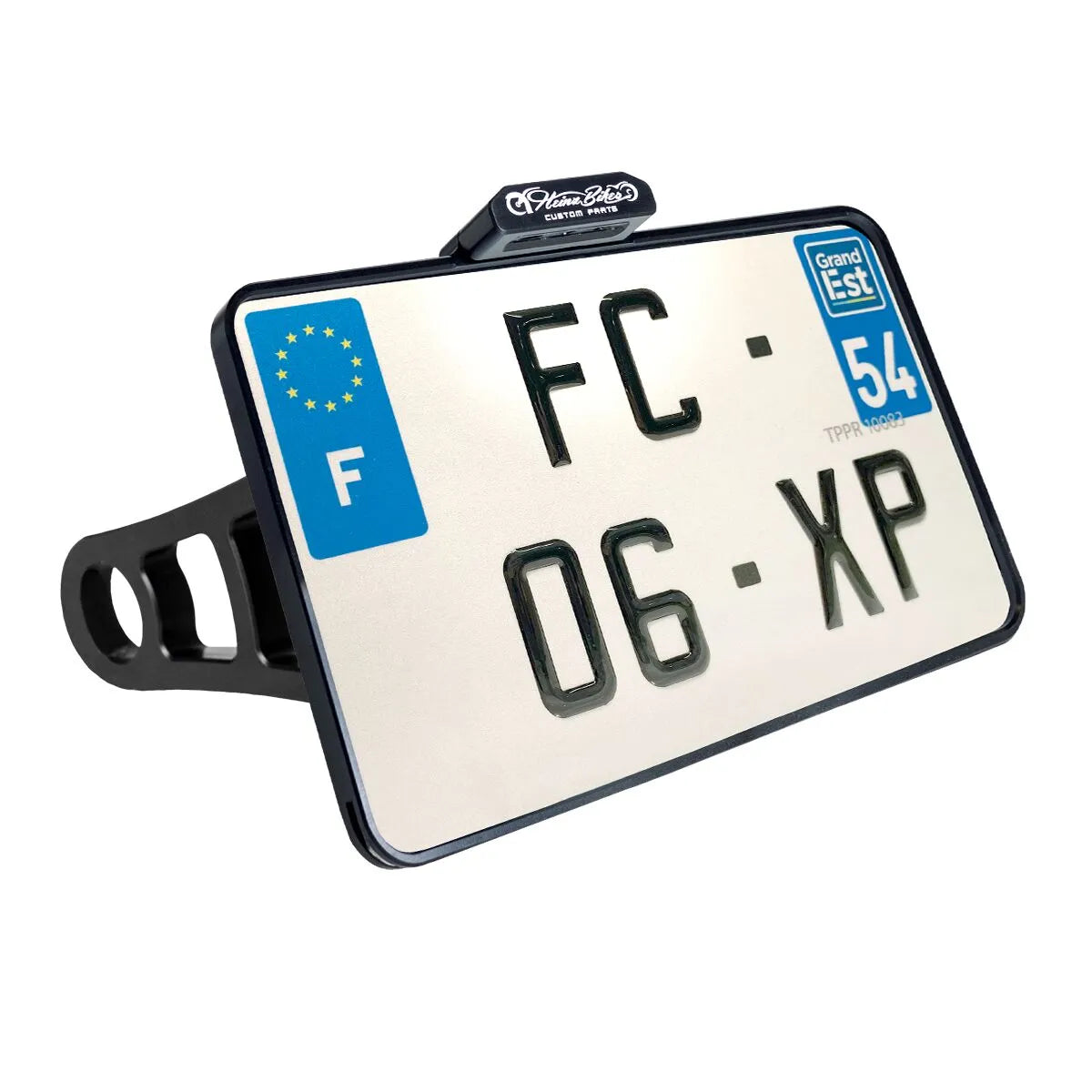 Heinz Bikes Side Mount License Plate Holder For 1" Axles