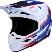 Alpinestars S-M7 Blaster Helmet White/Blue/Red