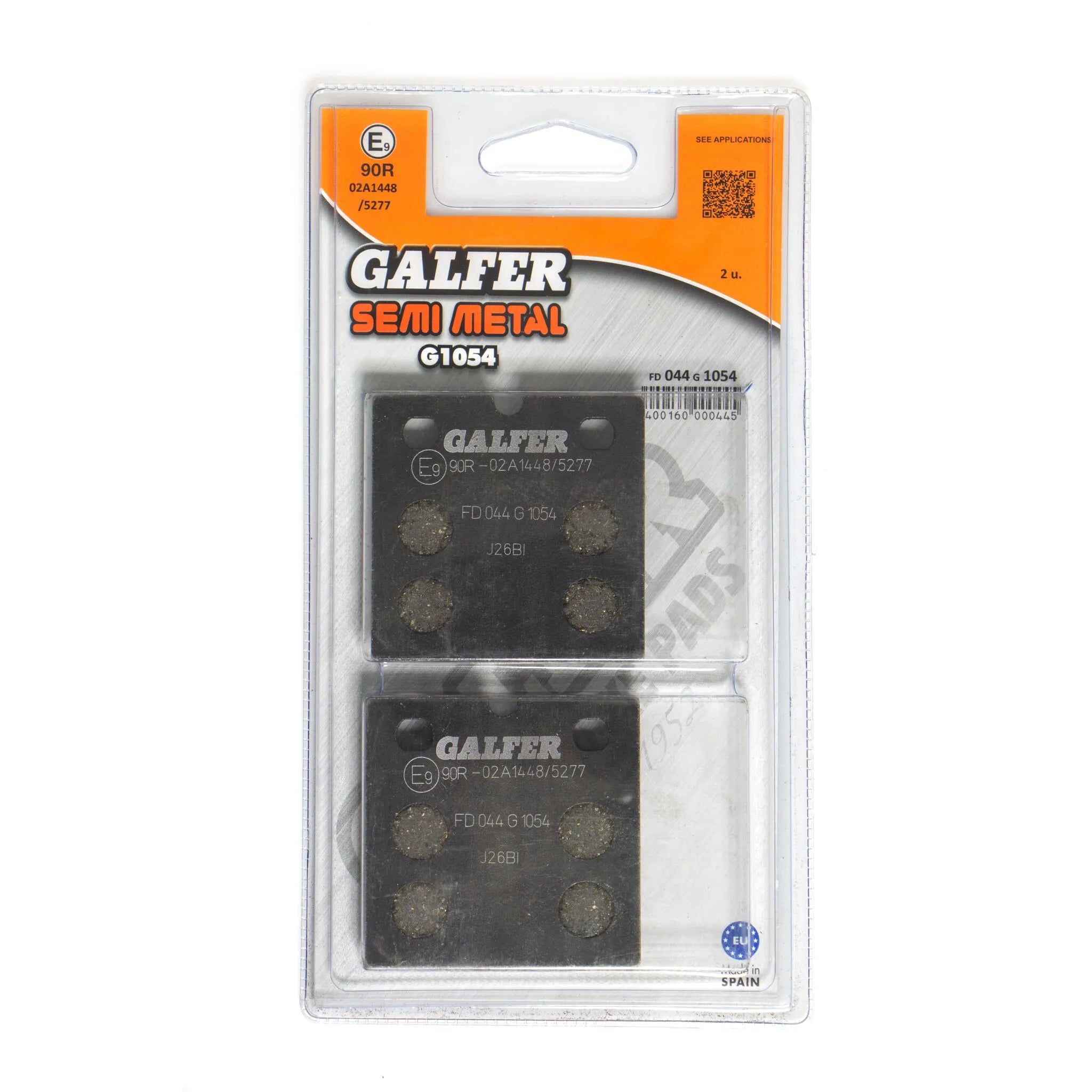 Galfer Semi-Metallic Bremsbeläge für OEM-Ersatz - Vorne