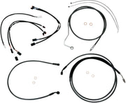 Magnum Shielding Black Pearl Handlebar Kit for Ape Hangers