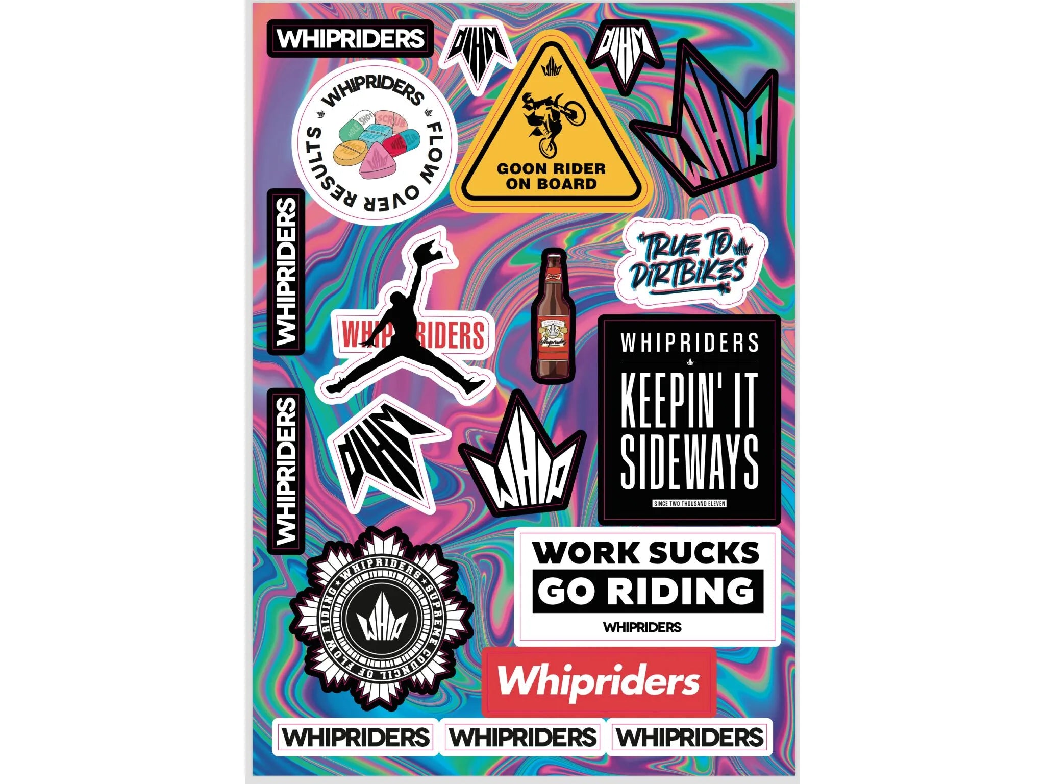 Blackbird Racing Decal Logo Sheet - Universal Fit