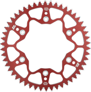 Moto-master Aluminum Rear Sprocket - 52t Red