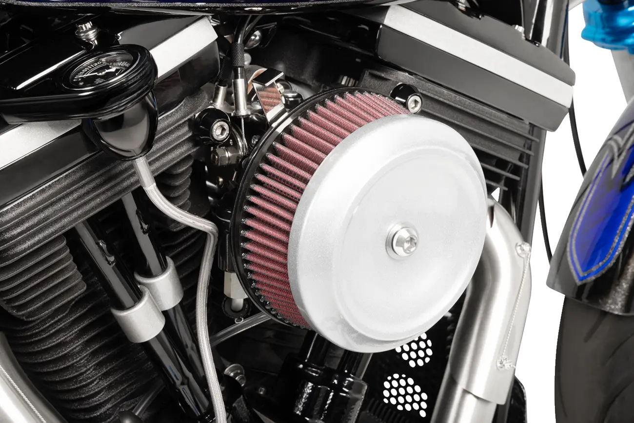 S&s Cycle Stealth Air Cleaner Cover - Bob Dish Chrome