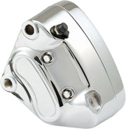Drag Specialties Chrom 4-Kolben Bremssattel Vorne Links