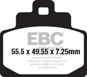 Ebc Sfa-hh Series Sintermetall-Bremsbeläge Für Roller - Vorne