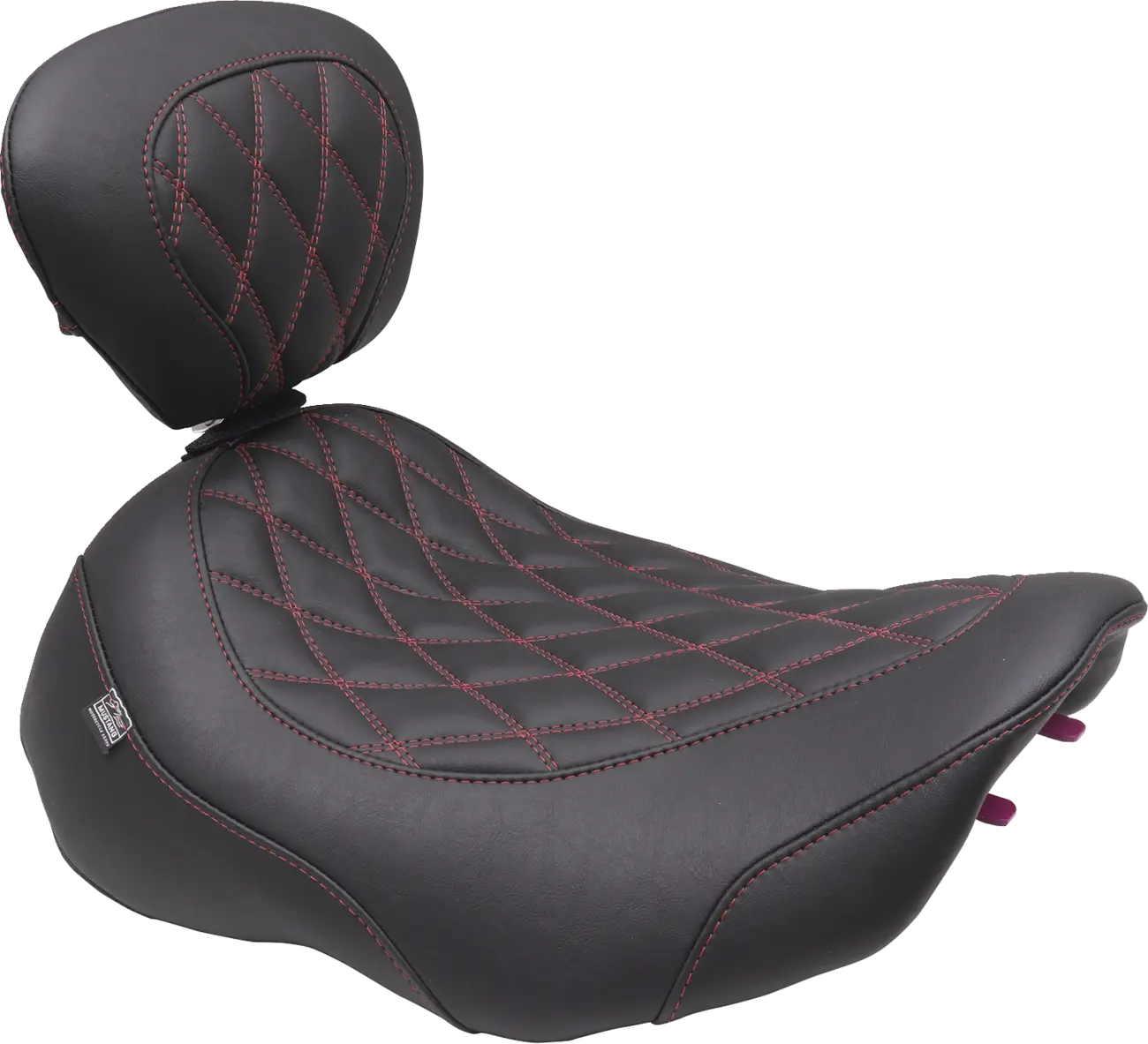 Mustang Wide Tripper Solo Seat - For Harley Davidson