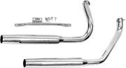 Paughco 1-3/4" Dual Tapered Schalldämpferrohre für Shovelhead FL