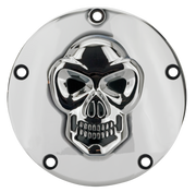 Zodiac Skulled Aluminum Derby Covers – Primary & Clutch