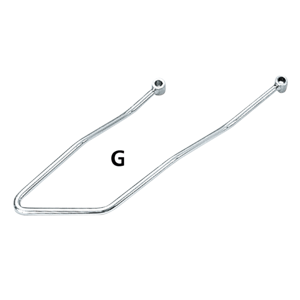 Zodiac Chrome Saddlebag Supports – Luggage