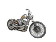 Kraft Tech Hardtail Frame for Evolution Sportster – Frame & Rear Suspension
