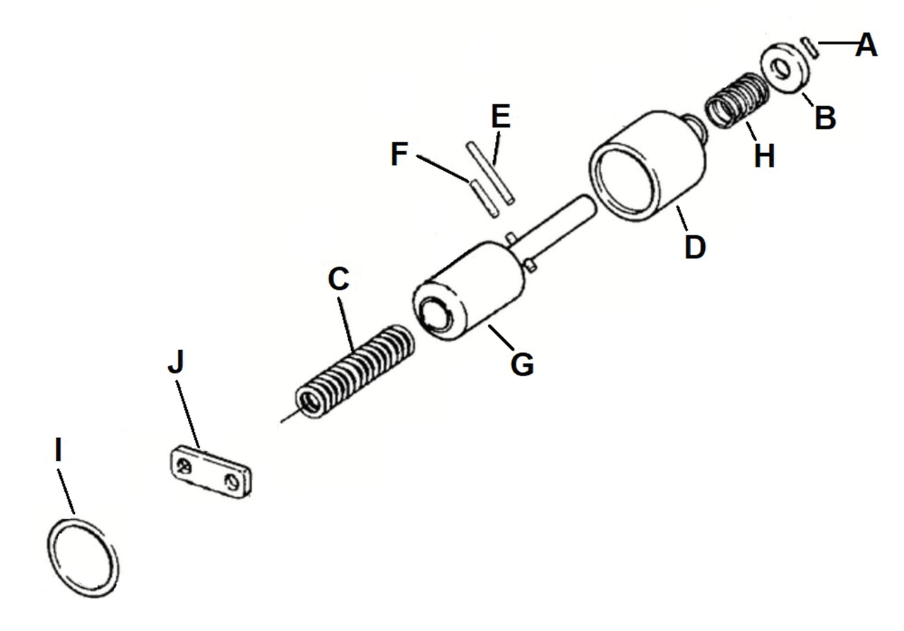 Zodiac 1965-1988 Solenoid Plunger Repair Kit – Engine Electrics