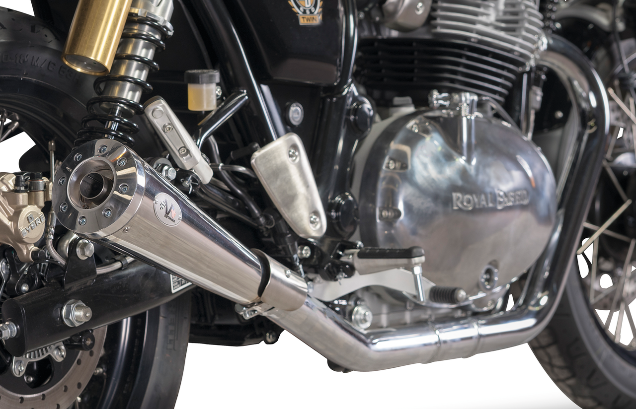V-Performance Slip-On Mufflers for Royal Enfield Continental Gt & Interceptor – Exhaust