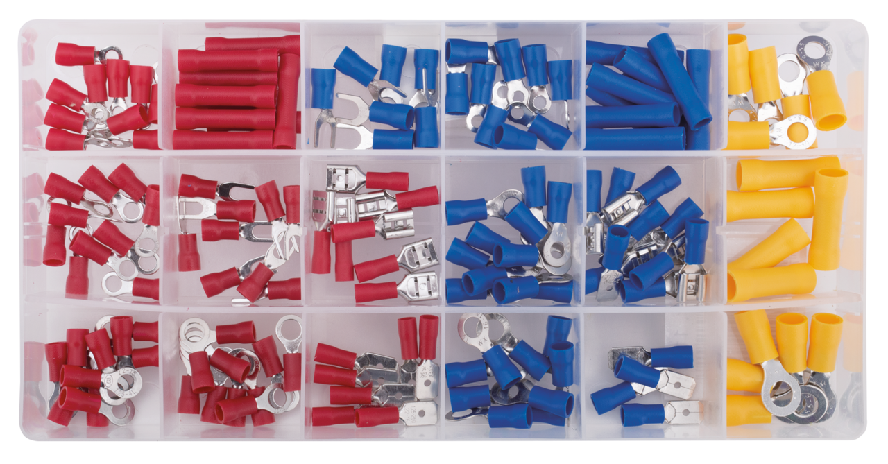Zodiac 150-PIECE Wire Terminal & Connector Assortment – Electric & Light