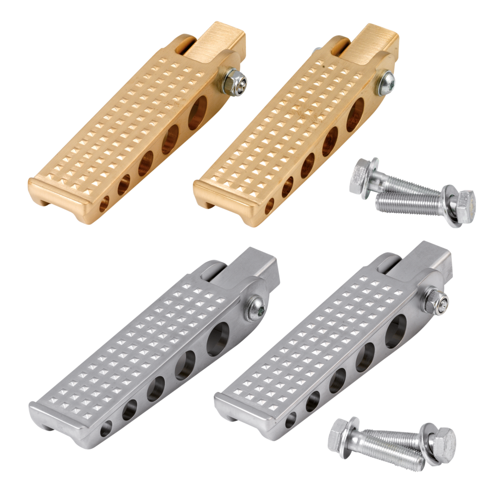Kustom Tech Forged Brass Knurled Pegs – Foot Control