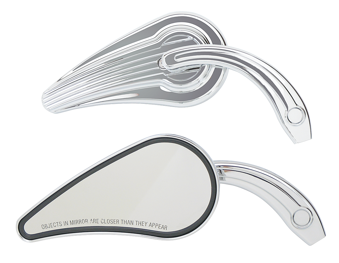 Zodiac Chrome "dragster " Mirrors – Handlebar