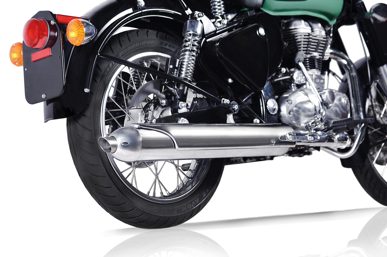 V-Performance Slip-On Mufflers for Royal Enfield Classic & Bullet – Exhaust