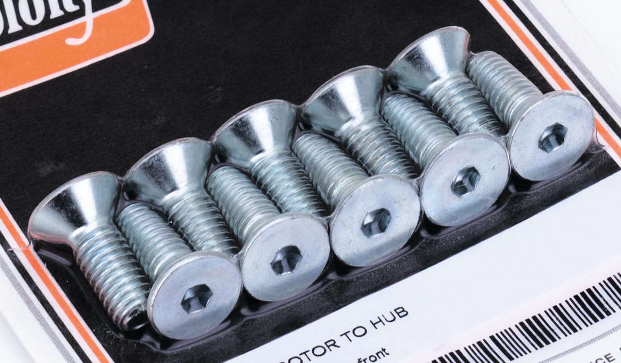 Colony Brake Rotor Screws & Nuts for Sportster – Hardware