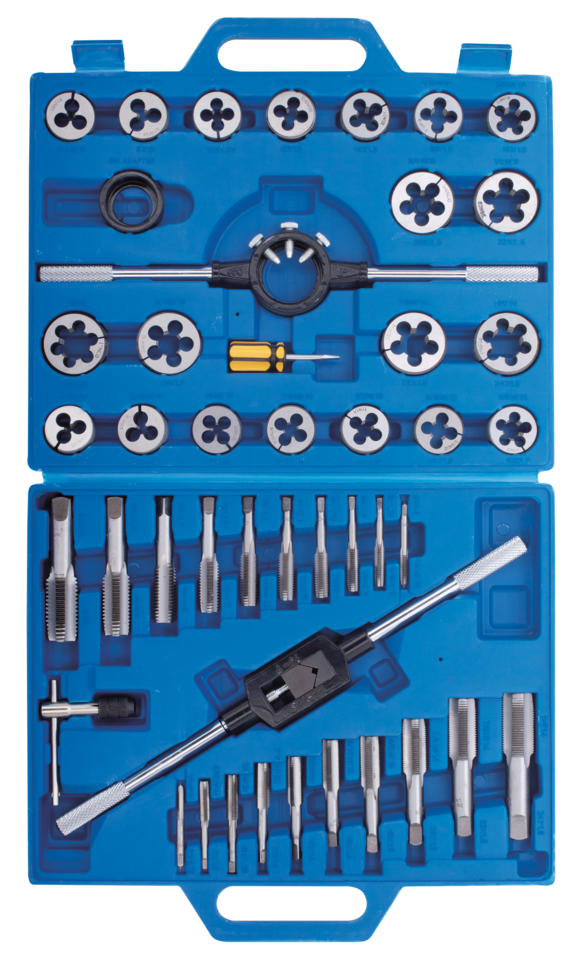 Zodiac 45-PIECE Unc & Unf Size Tap and Die Set – Tools & Chemicals