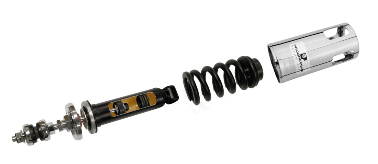 Progressive Suspension Remote Adjustable Softail Shocks – Frame & Rear Suspension