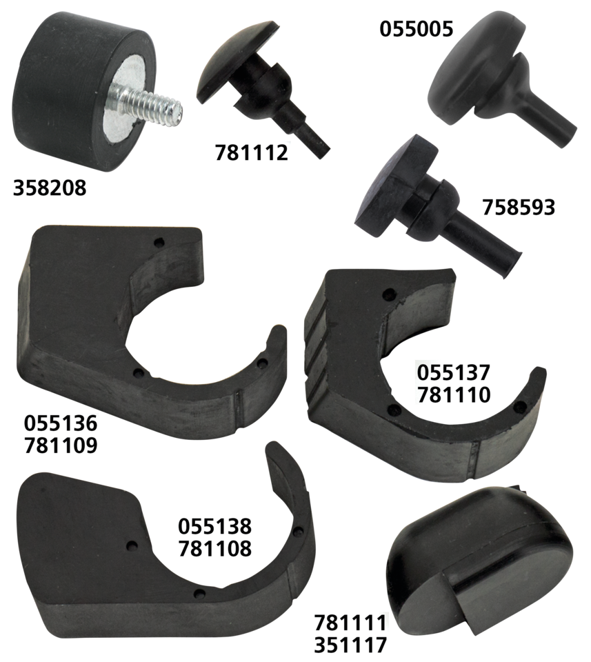 Zodiac Kickstand Bumper Rubber – Frame & Rear Suspension