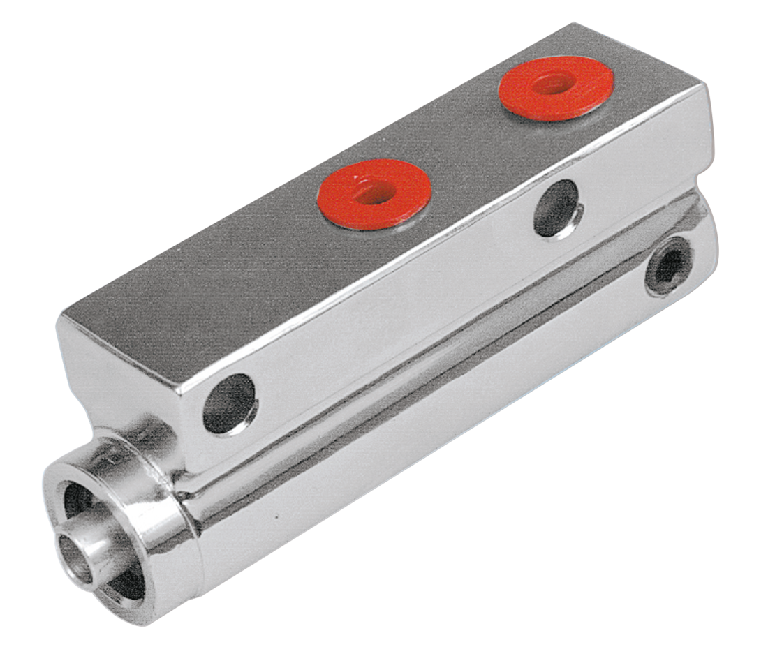 Zodiac FX Style Chrome Rear Master Cylinder – Foot Control