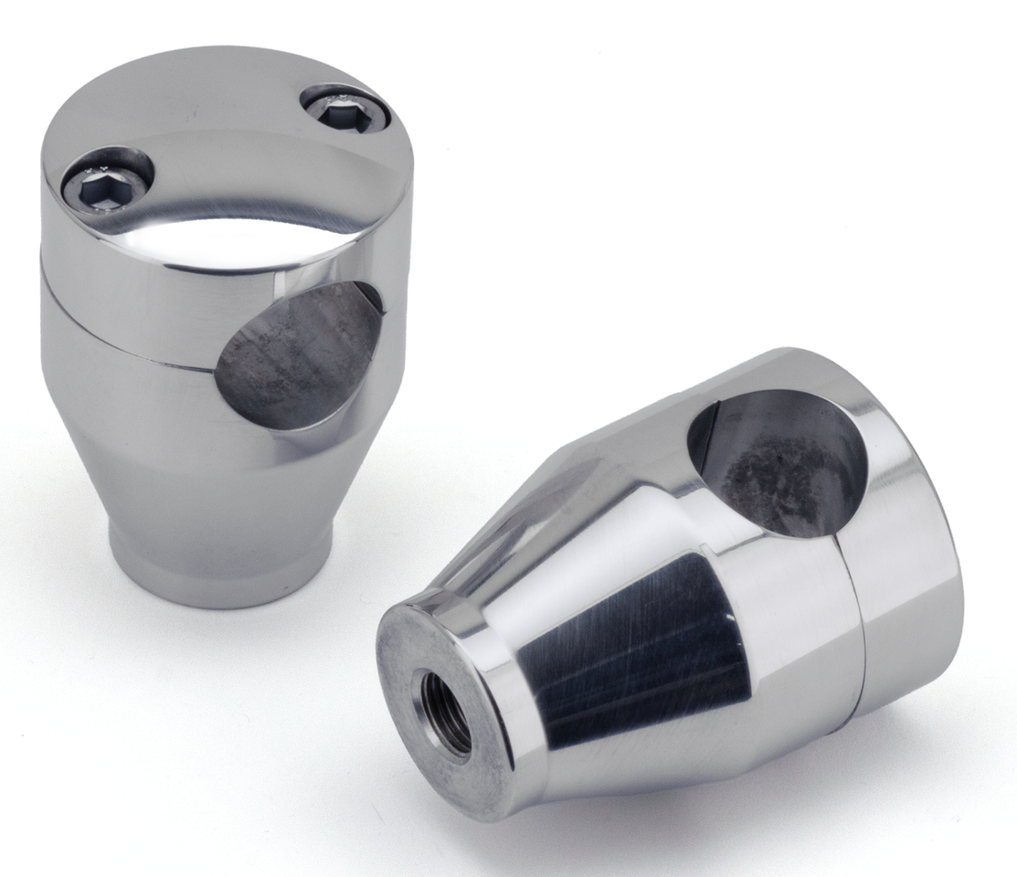 Zodiac Billet Aluminum Round Top Risers – Handlebar