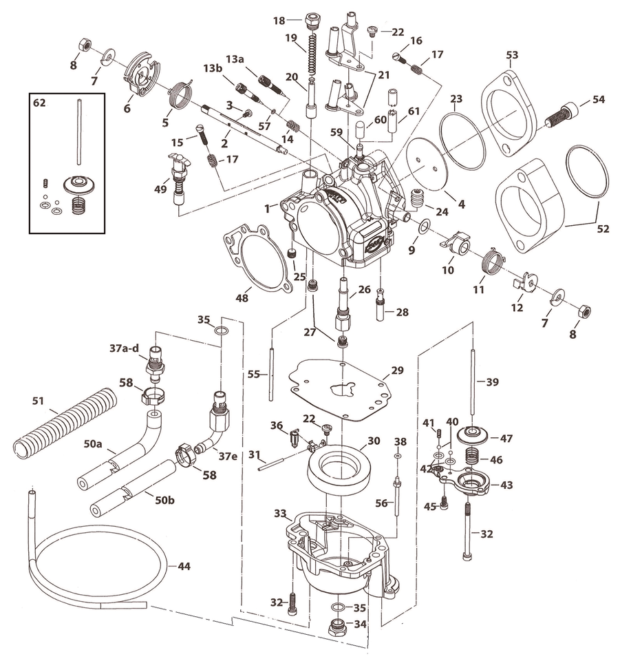 S&S Super E & Super G Carburetor Parts – Intake