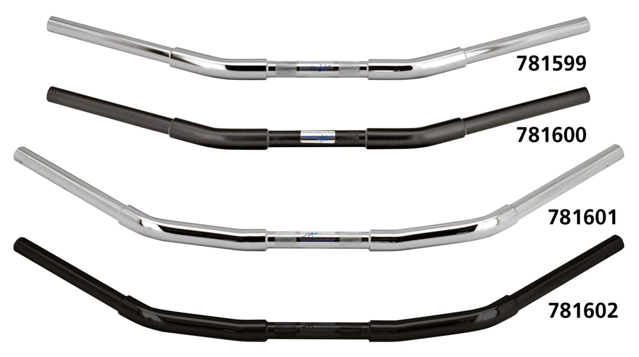 CRC Fehling Fat Drag Bars for One Inch Diameter Handlebar Clamps