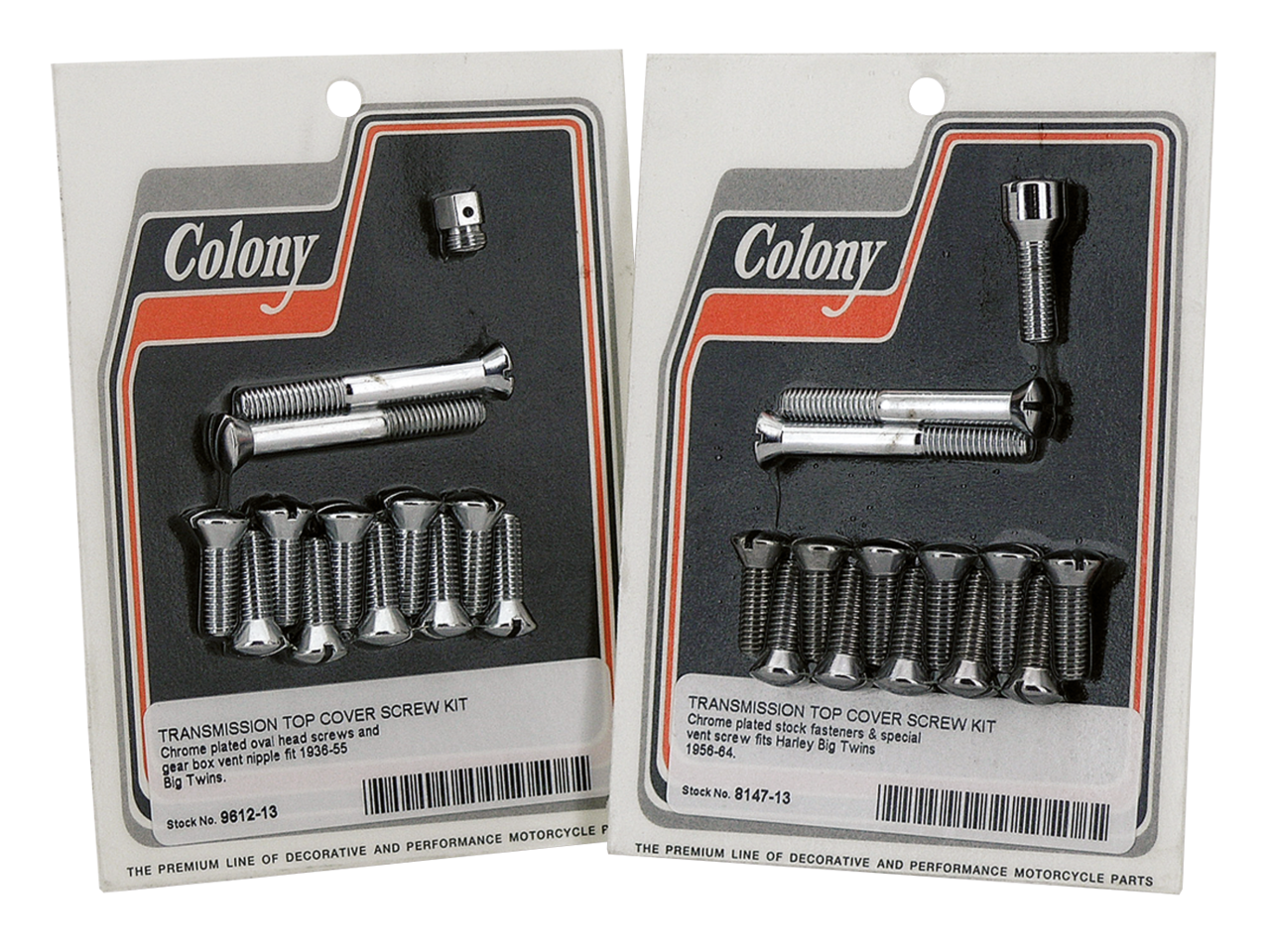 Colony Transmission Top Cover Screw Kit for 4 Speed Big Twin