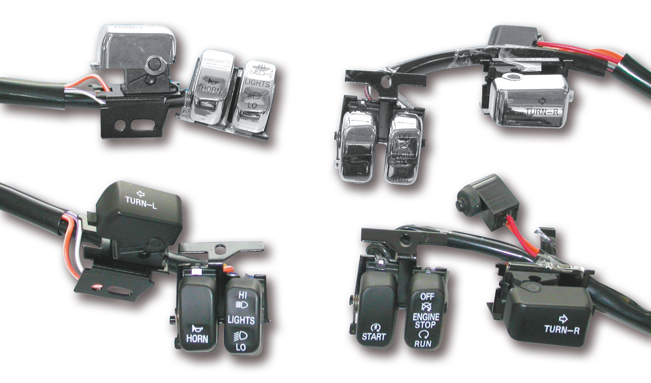 Zodiac Ergonomic Handlebar Switches for 1996-2013 Models