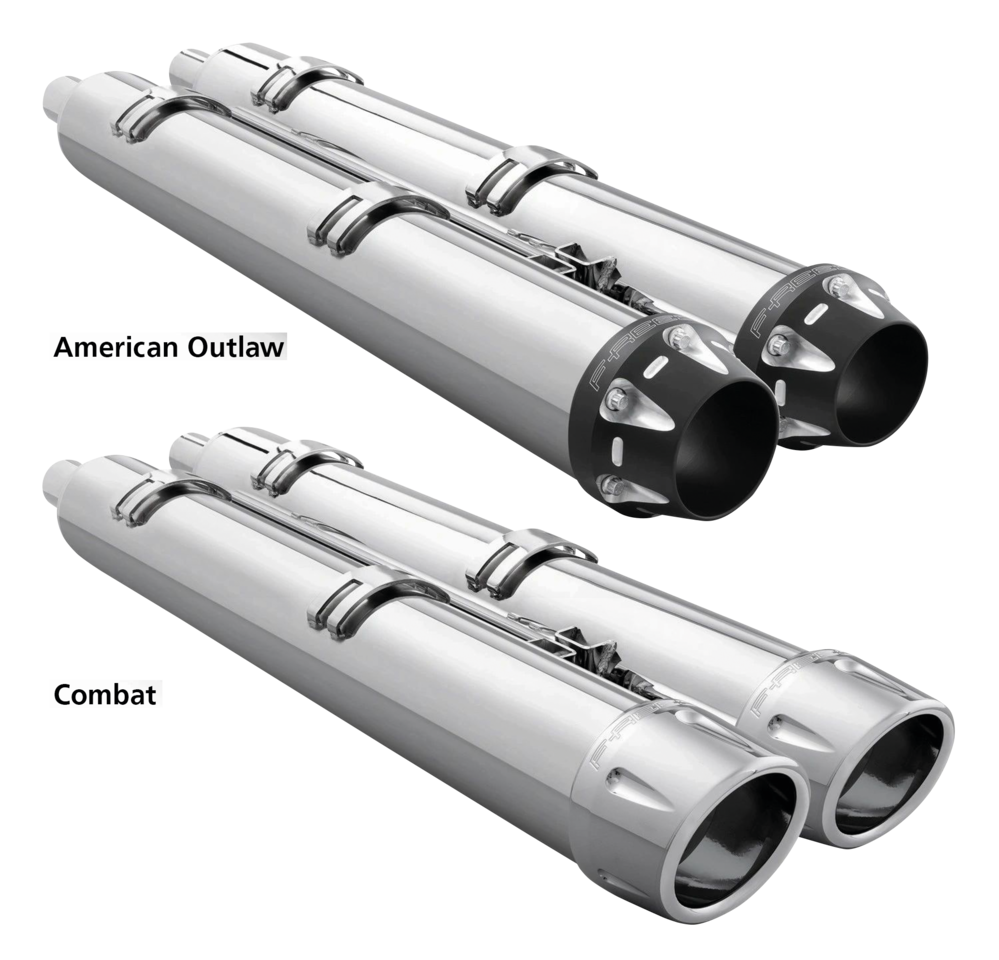 Freedom Performance Exhaust 4 1/2" Slip-Ons for Indian Powerplus & Thunderstroke
