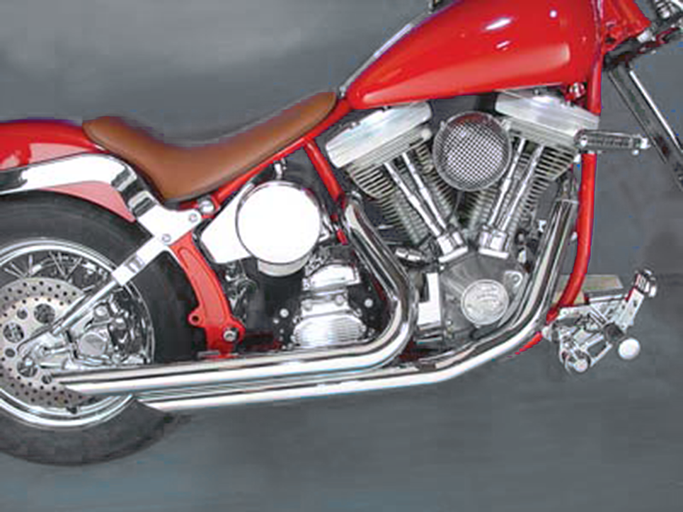 V-Twin Wyatt Gatling Softail Drag Pipes Down Slash Shorty – Exhaust