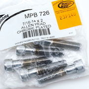Midwest Acorn Nut Company Chrome Plated 7/16'' Unc Allen Head Screw Assortment – Hardware
