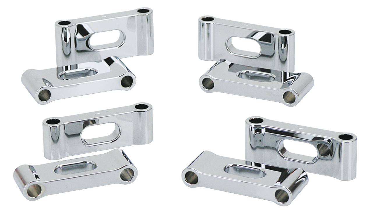 Zodiac Chrome "trapdoor" Front Fender Spacers – Fender & Struts