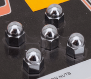 Colony Round Top Chrome Acorn Nuts – Hardware