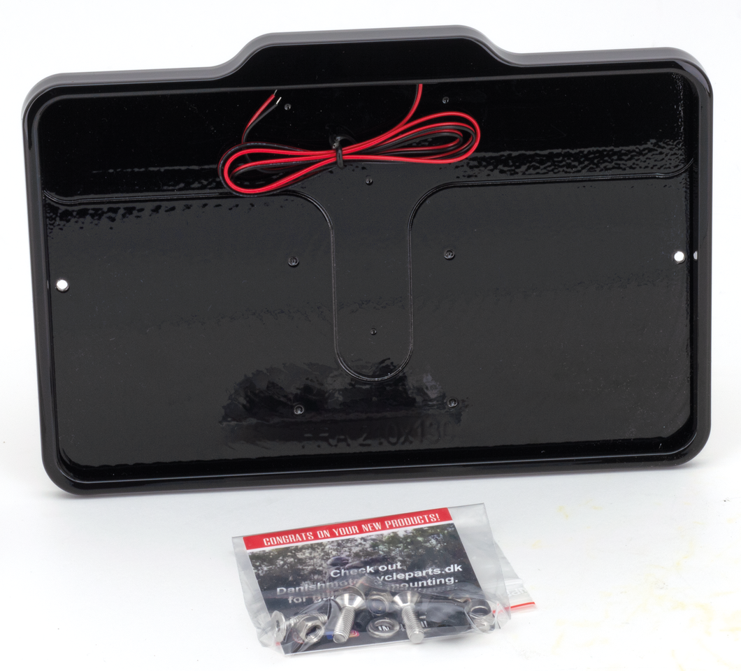 DMP License Plate Frame with License Plate Illumination – Electric & Light