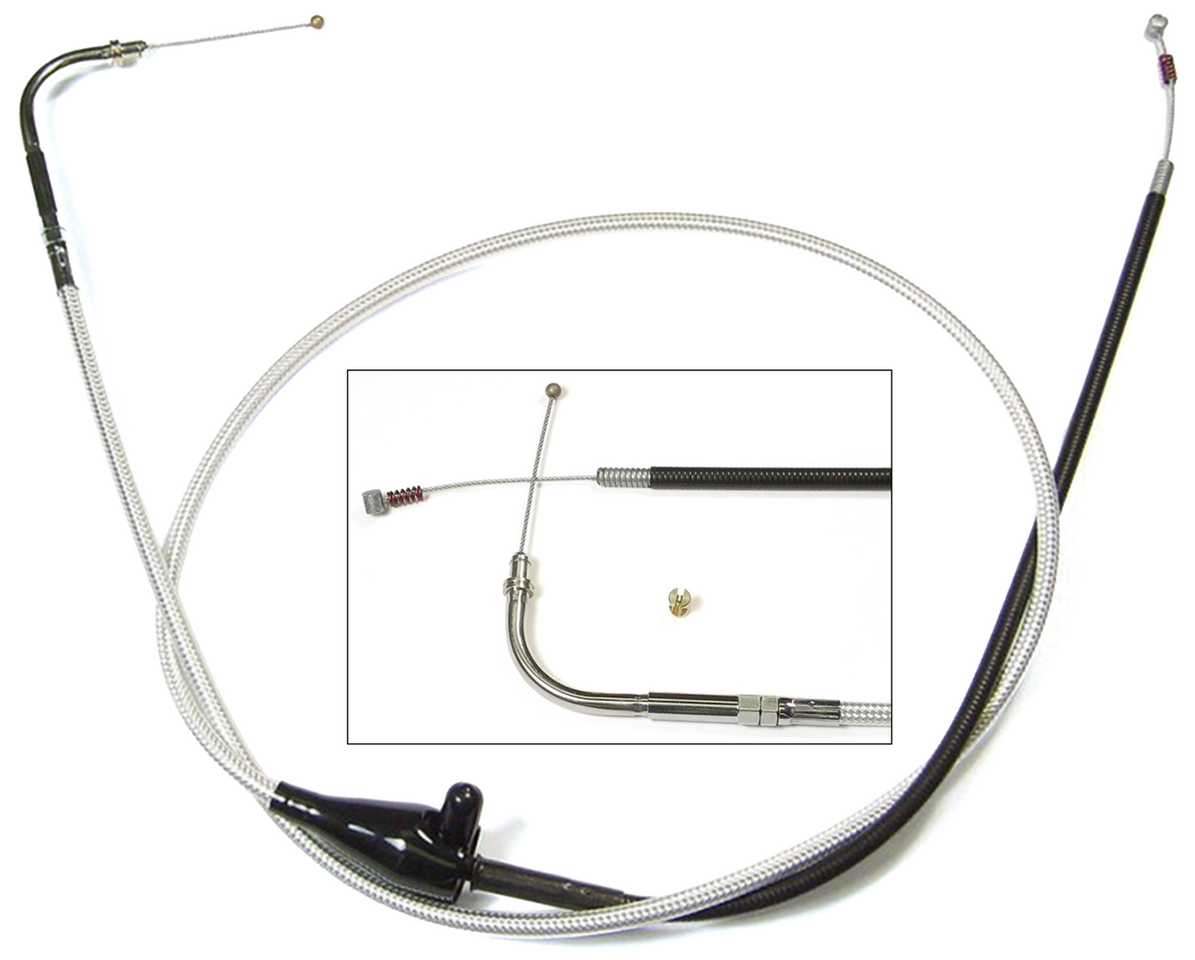 Magnum Shielding T07 - Throttle & Idle Cable 2002-2007 Touring – Control Cables & Hydraulic Lines