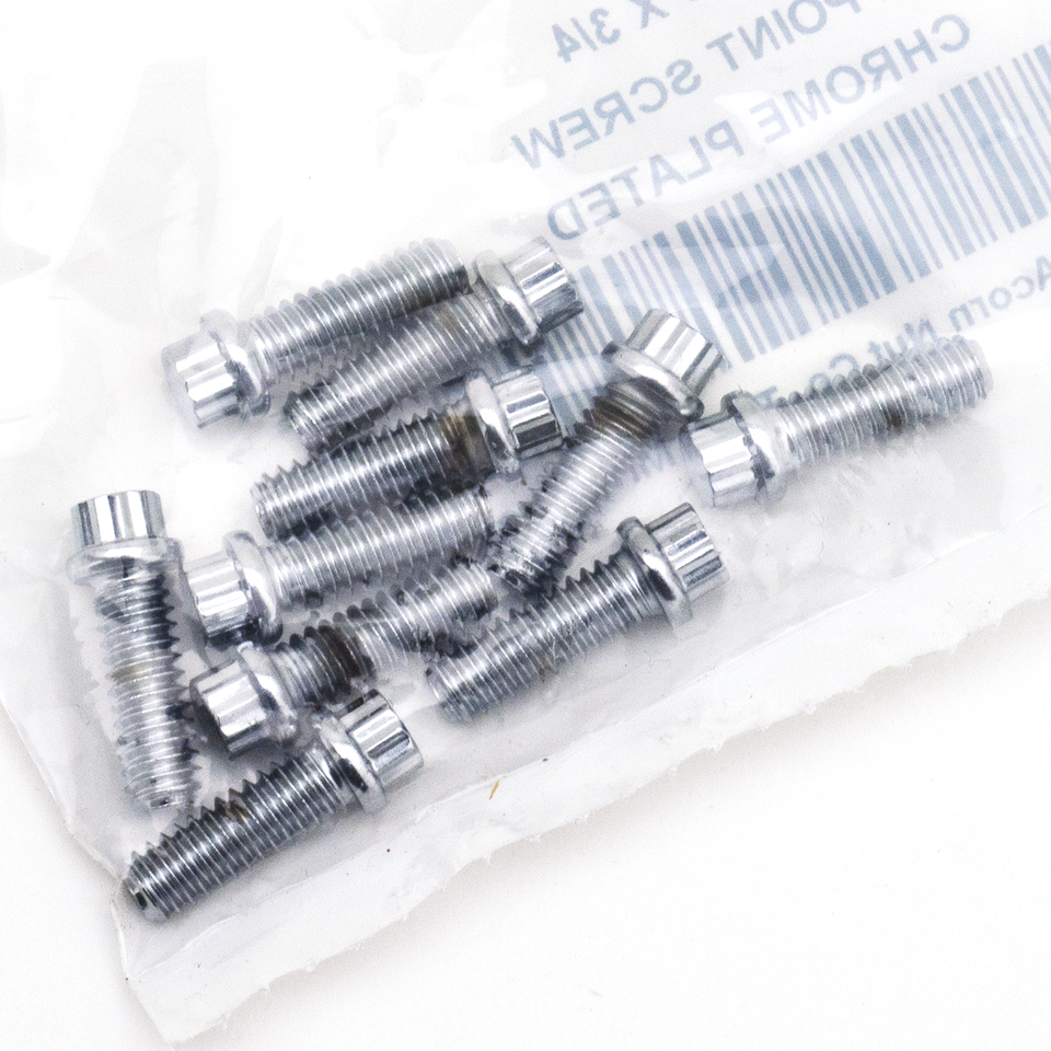 Midwest Acorn Nut Company Chrome Plated 12 Point Bolt Assortment Tray – Hardware
