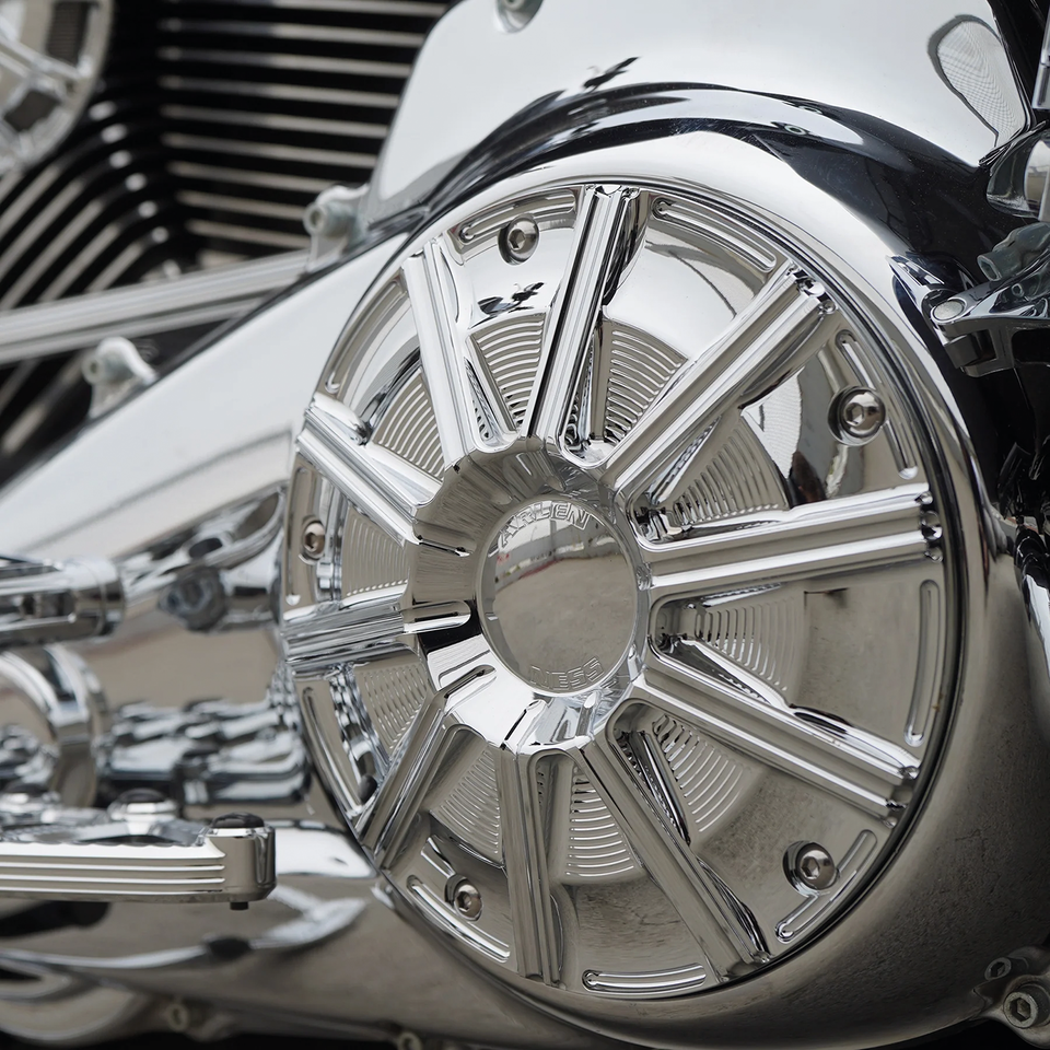Arlen Ness 10-GAUGE Derby Covers – Primary & Clutch