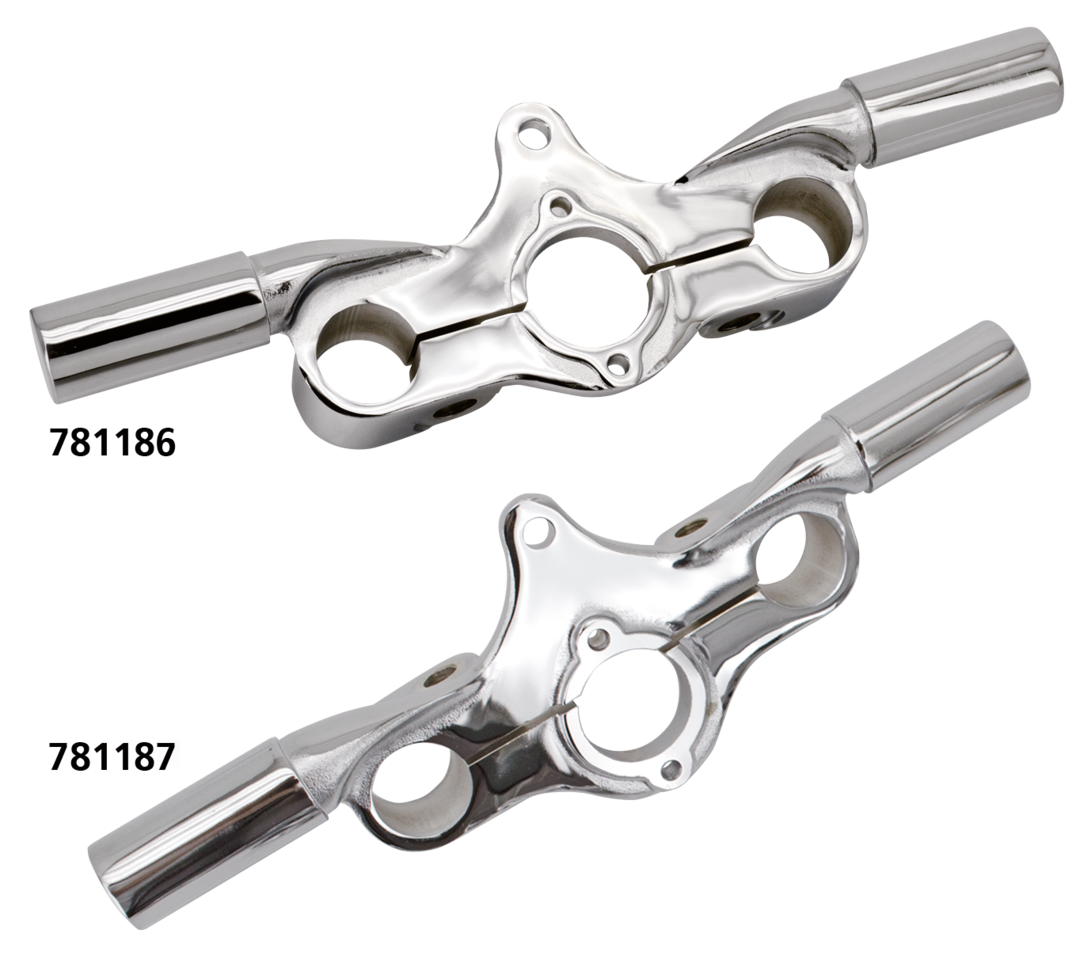 V-Twin Triple Tree Clamps for Early Springers – Front Forks