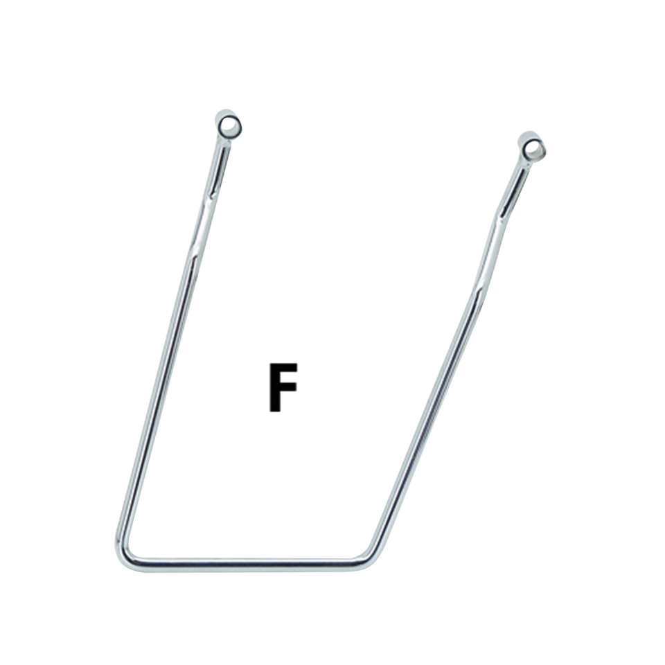 V-Twin Chrome Saddlebag Supports – Luggage