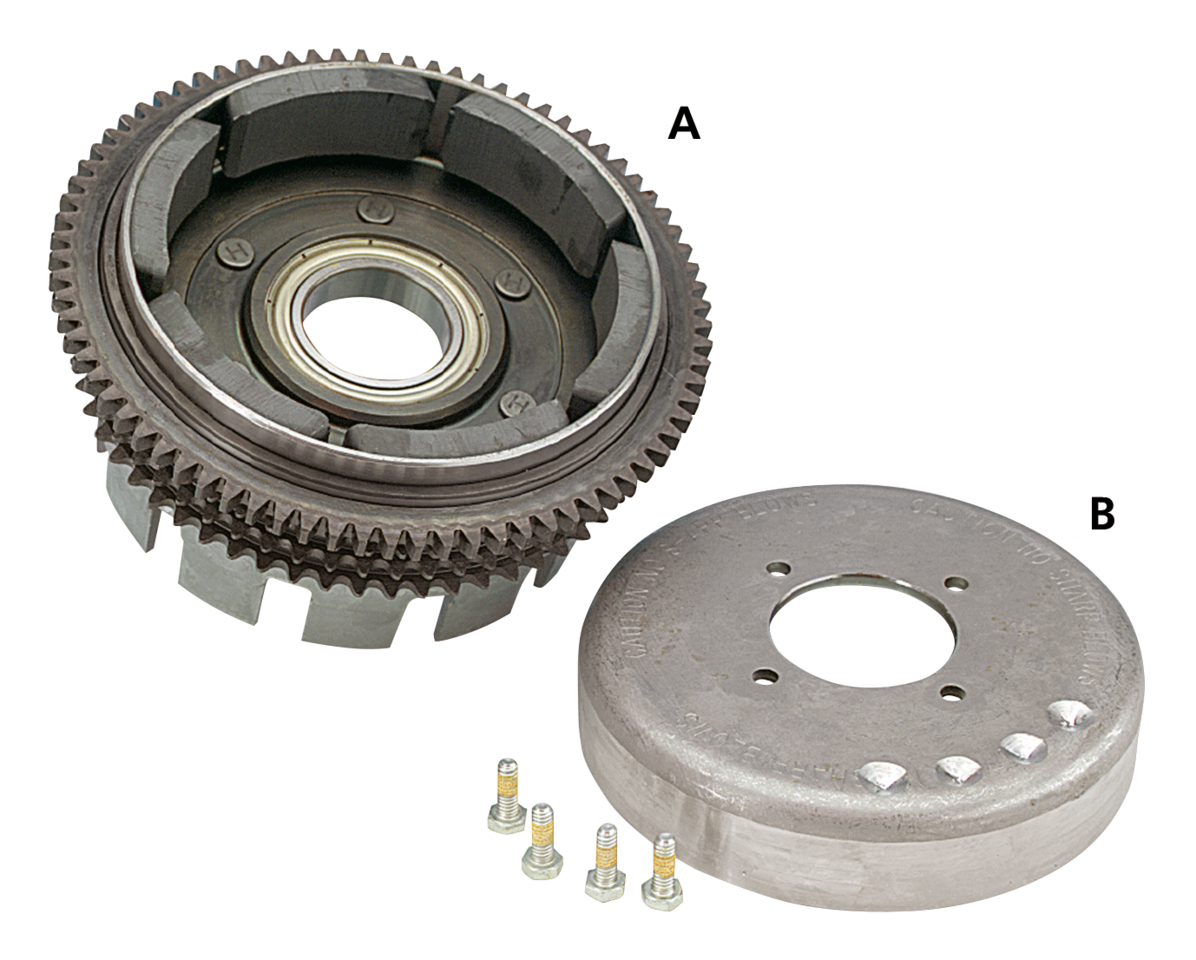 Zodiac Clutch Parts for Late 1984-1990 Sportster – Primary & Clutch