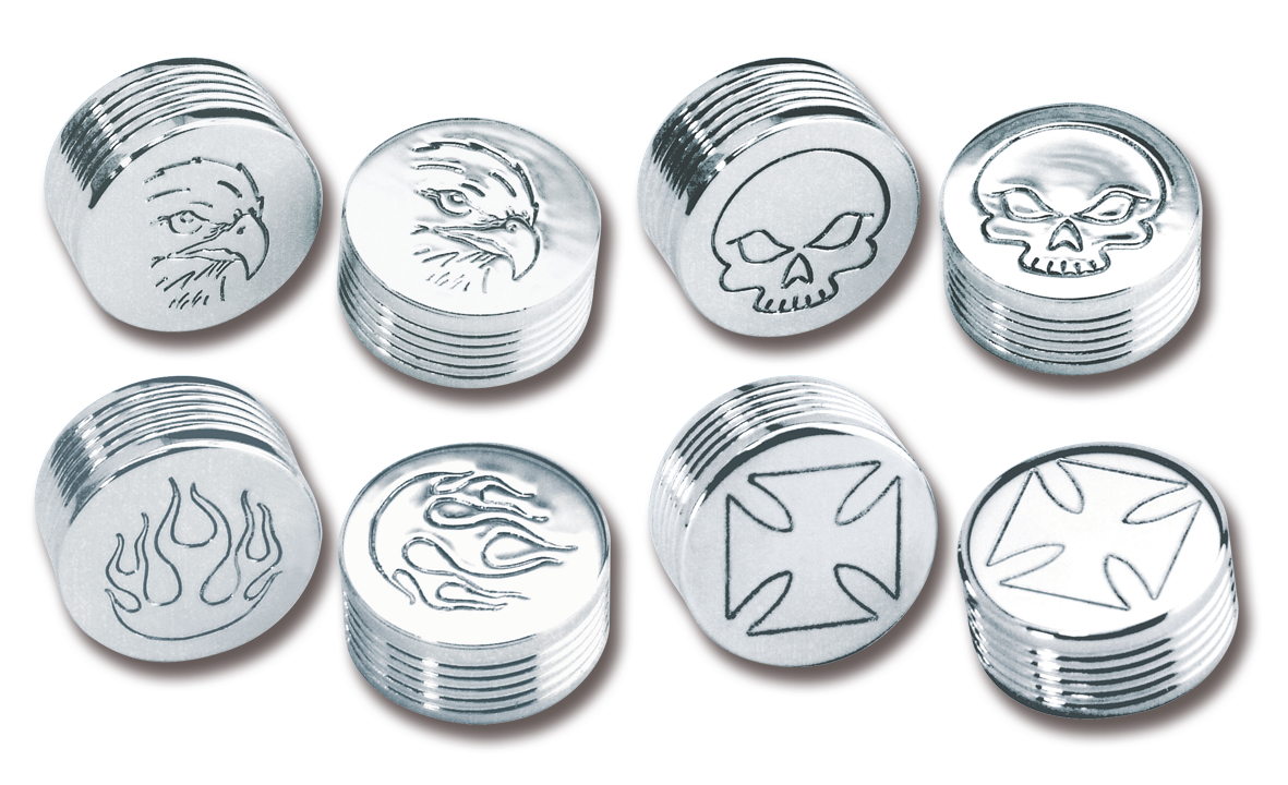 Midwest Acorn Nut Company Chrome Bolt Covers for Hex, Allen and Buttonhead Bolts – Hardware