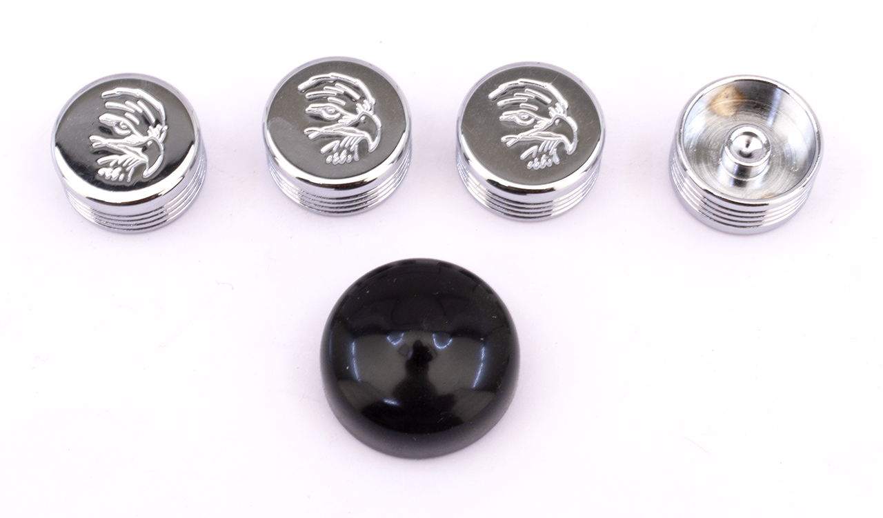 Midwest Acorn Nut Company Chrome Bolt Covers for Hex, Allen and Buttonhead Bolts – Hardware