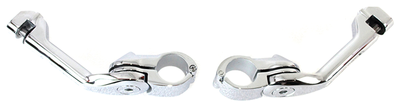 V-Twin Adjustable Angled Highway Peg Mounting Kits – Foot Control