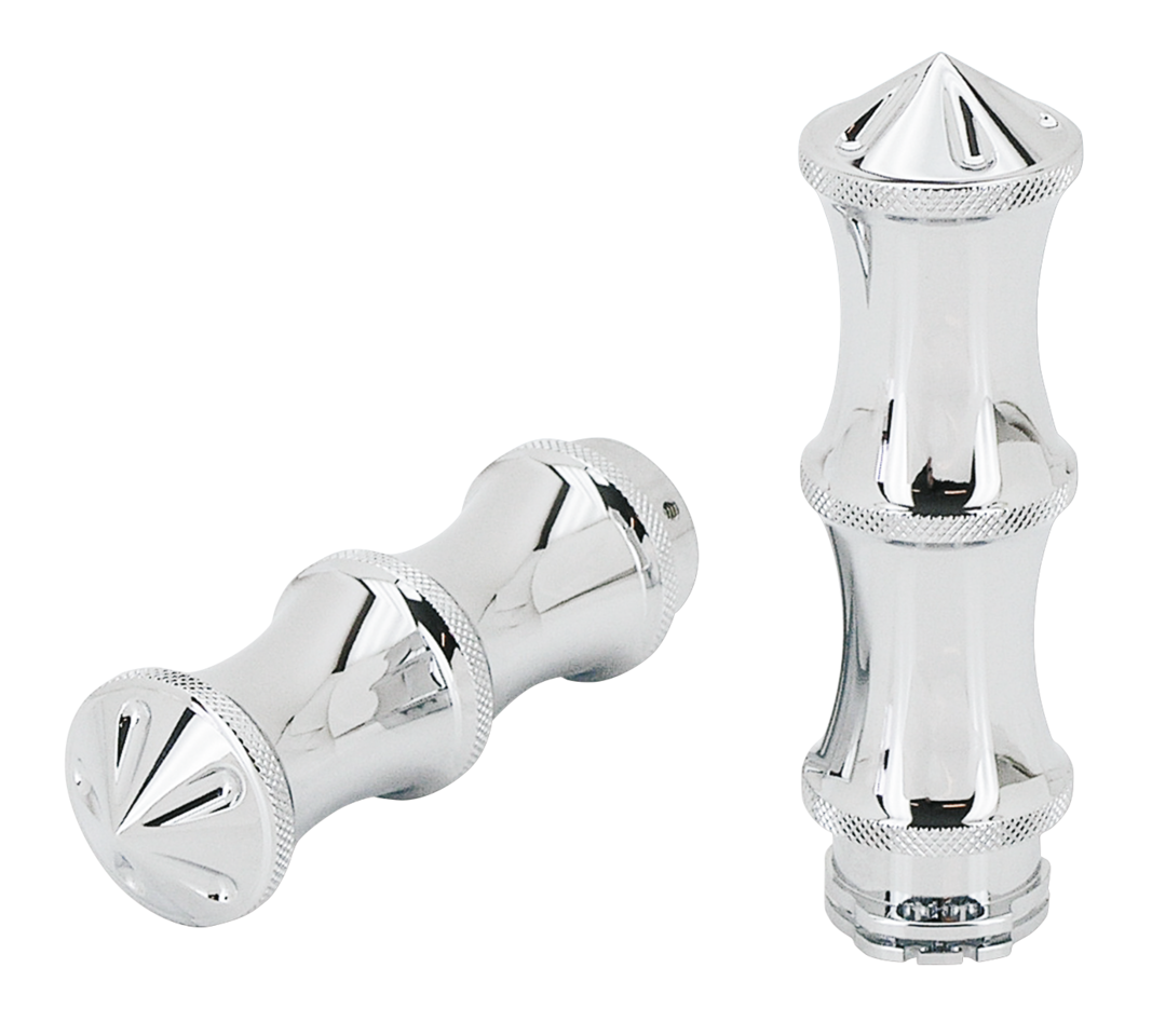 Zodiac Chrome Billet Miami Grips – Handlebar