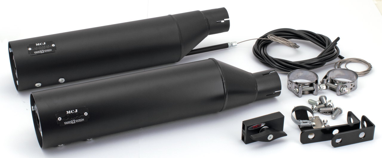 Mcj Adjustable Slip-On Mufflers for Indian Chief – Exhaust