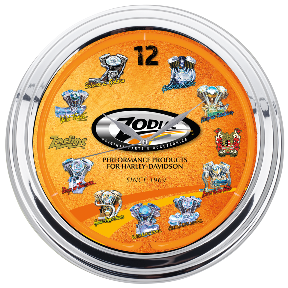 Zodiac Neon Wall Clocks – Helmets