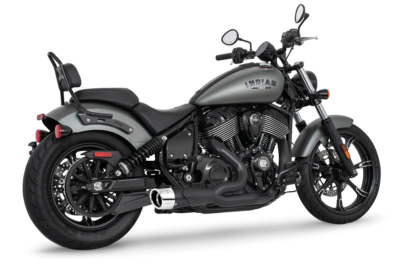 Freedom Performance Exhaust Combat Fluted 2-INTO-1 for Indian Powerplus & Thunderstroke