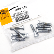 Midwest Acorn Nut Company Chrome Plated Hex Head Cap Screws Assortment – Hardware